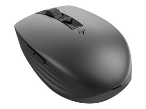 HP 710 - Maus - wiederaufladbar - 7 Tasten - kabellos - Bluetooth 5.3, 2.4 GHz - kabelloser Empfänger (USB)