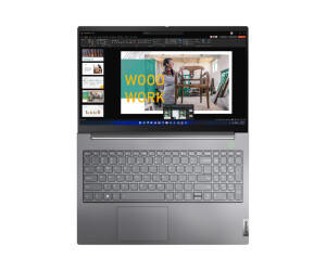 Lenovo ThinkBook 15 G4 IAP 21DJ - 180°-Scharnierdesign - Intel Core i7 1255U / 1.7 GHz - Win 11 Pro - Intel Iris Xe Grafikkarte - 16 GB RAM - 512 GB SSD NVMe - 39.6 cm (15.6")