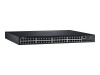 Dell Networking N1548P - Switch - L2+ - managed - 48 x 10/100/1000 + 4 x 10 Gigabit SFP+ - Luftstrom von vorne nach hinten - an Rack montierbar - PoE+ (30.8 W)