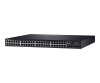 Dell Networking N1548P - Switch - L2+ - managed - 48 x 10/100/1000 + 4 x 10 Gigabit SFP+ - Luftstrom von vorne nach hinten - an Rack montierbar - PoE+ (30.8 W)