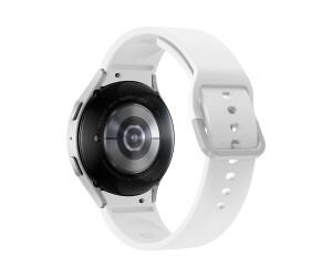 Samsung Galaxy Watch5 - 44 mm - silber - intelligente Uhr mit Sportband - weiß - Anzeige 3.46 cm (1.4")