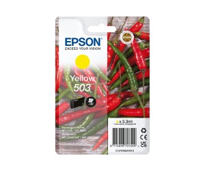 Epson 503 - 3.3 ml - yellow - original - blister with RF-...