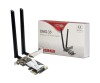 Inter-Tech DMG-35-Network adapter-PCIe low-profiles-802.11ac, Bluetooth 5.0, 802.11ax (Wi-Fi 6)