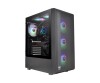 Thermaltake S200 TG ARGB - MIDI Tower - PC - Black - ATX - Micro ATX - Mini -ITX - SPCC - Hardened glass - 16.6 cm