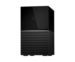 WD My Book Duo WDBFBE0440JBK - hard drive - encrypted -...
