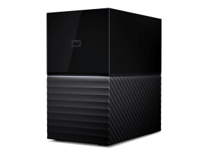 WD My Book Duo WDBFBE0440JBK - Festplatte - verschlüsselt - 44 TB - extern (Stationär)