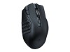 Razer Naga V2 HyperSpeed - Maus - ergonomisch - Für Rechtshänder - optisch - 21 Tasten - kabellos - Bluetooth, 2.4 GHz - kabelloser Empfänger (USB)