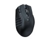 Razer Naga V2 HyperSpeed - Maus - ergonomisch - Für Rechtshänder - optisch - 21 Tasten - kabellos - Bluetooth, 2.4 GHz - kabelloser Empfänger (USB)