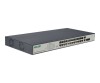 DIGITUS 24-Port Gigabit PoE Netzwerkswitch,19 Zoll, unmanaged,2 Uplink Ports, SFP, 370 W, af/at