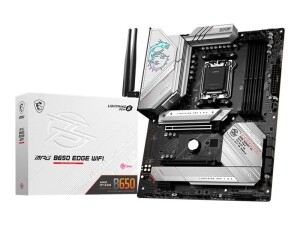 MSI MPG B650 EDGE WIFI - Motherboard - ATX - Socket AM5 - AMD B650 Chipsatz - USB 3.2 Gen 1, USB 3.2 Gen 2, USB-C 3.2 Gen2, USB-C 3.2 Gen 2x2 - 2.5 Gigabit LAN, Wi-Fi 6E, Bluetooth - Onboard-Grafik (CPU erforderlich)