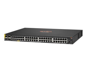 HPE Aruba 6100 48G Class4 PoE 4SFP+ 370W Switch - Switch...