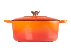 Le Creuset BrŠter Signature around 22cm furnace red