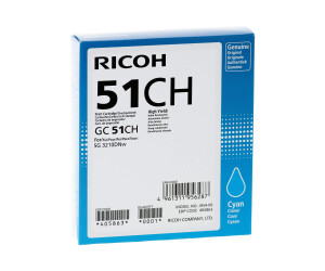 Ricoh GC 51CH - Hohe Ergiebigkeit - Cyan - Original