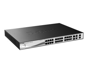 D -Link of the 1210 - Switch - Managed - 24 x 10/100 + 2 x combi gigabit -SFP + 2 x 10/100/1000