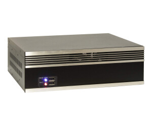 Inter-Tech IPC S25 - Mini-Server-Gehäuse - Mini-ITX - keine Spannungsversorgung (FlexATX)