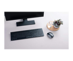 Cherry KW 9100 Slim - keyboard - wireless - 2.4 GHz,...