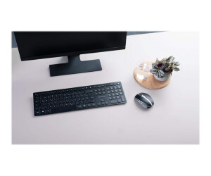 Cherry KW 9100 Slim - keyboard - wireless - 2.4 GHz,...