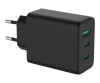 Rotronic -Somp Value - Power supply - GAN technology - 65 watts - 5 A - 3 output connection points (USB, 2 x USB -C)