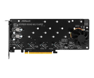 ASRock HYPER QUAD M.2 CARD - Schnittstellenadapter