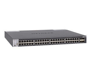 Netgear M4300-48X - Switch - L3 - Managed - 48 x 10 Gigabit Ethernet + 4 x 10 Gigabit SFP +, shared