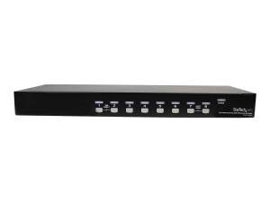 StarTech.com 8 Port Rackmount USB VGA KVM Switch - 8-fach...