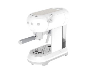 SMEG 50s Style ECF01WHEU - Kaffeemaschine mit Cappuccinatore