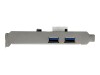StarTech.com 2 Port USB 3.0 PCI Express Schnittstellenkarte mit UASP und 4 Pin LP4 Molex