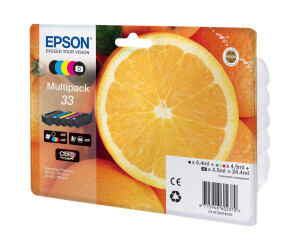 Epson 33 Multipack - 5er-Pack - Schwarz, Gelb, Cyan, Magenta, Photo schwarz