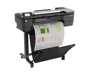 HP DesignJet T830 - 610 mm (24 ") Multifunction printer - Color - ink beam - 610 x 2770 mm (original)