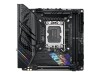 ASUS ROG STRIX B760-I GAMING WIFI - Motherboard - Mini-ITX - LGA1700-Sockel - B760 Chipsatz - USB 3.2 Gen 1, USB-C 3.2 Gen2, USB-C 3.2 Gen 2x2, USB-C 3.2 Gen 1 - 2.5 Gigabit LAN, Bluetooth, Wi-Fi - Onboard-Grafik (CPU erforderlich)