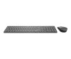 Lenovo Professional Ultraslim Combo - Tastatur-und-Maus-Set - kabellos - 2.4 GHz - QWERTY - USA/Europa - Iron Gray - für ThinkCentre M90; M90n-1 IoT; ThinkPad P73; X1 Carbon (7th Gen)