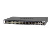 Netgear M4300-52G - Switch - L3 - managed - 2 x 10/100/1000/10000 + 2 x 10 Gigabit SFP+ + 48 x 10/100/1000