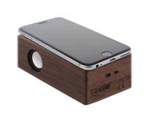 Inline Woodbrick - speaker - portable - wireless