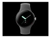 Google Pixel Watch - 41 mm - Silber poliert - intelligente Uhr mit Active Armband