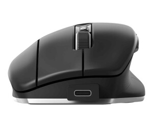 3DConnexion Cadmouse Pro Wireless - Mouse - ergonomic - 7 keys - Wireless - Bluetooth, 2.4 GHz - Wireless recipient (USB)