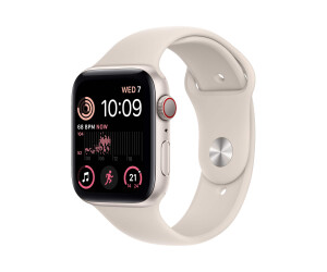 Apple Watch SE (GPS + Cellular) - 44 mm - Starlight aluminum