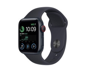Apple Watch SE (GPS + Cellular) - 40 mm - Midnight aluminum