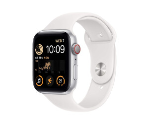 Apple Watch SE (GPS + Cellular) - 44 mm - aluminum, silver