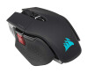Corsair Gaming M65 RGB ULTRA WIRELESS - Maus - optisch - 8 Tasten - kabellos, kabelgebunden - Bluetooth, 2.4 GHz - kabelloser Empfänger (USB)