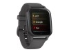 Garmin Venu Sq 2 - 40 mm - Dunkelgrau - intelligente Uhr mit Band - Silikon - Shadow Gray - Handgelenkgröße: 125-190 mm - Anzeige 3.59 cm (1.41")