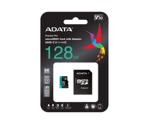 ADATA Premier Pro V30S - Flash-Speicherkarte (SD-Adapter...