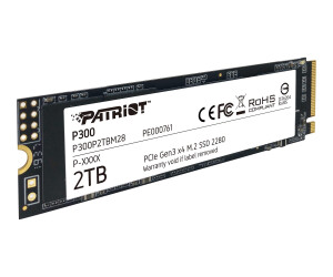 PATRIOT P300 - SSD - 2 TB - intern - M.2 2280 - PCIe 3.0 x4 (NVMe)