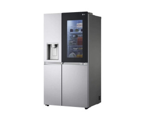 LG GSXV91SAF - refrigerator/freezer - side by side with...