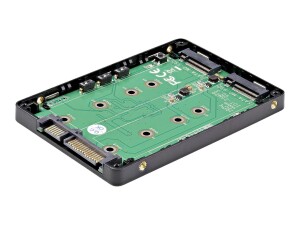 StarTech.com Dual M.2 SATA Adapter mit RAID - 2x M.2 SSD auf 2,5 SATA (6Gbit/s)