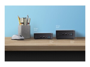 Intel Next Unit of Computing 12 Pro Kit - NUC12WSHv5 - Barebone - hohes Chassis - 1 x Core i5 1250P - vPro Enterprise - RAM 0 GB - Intel Iris Xe Graphics - 1GbE, 2.5GbE, Wi-Fi 6E, Bluetooth 5.3 - WLAN: 802.11a/b/g/n/ac/ax (Wi-Fi 6E)