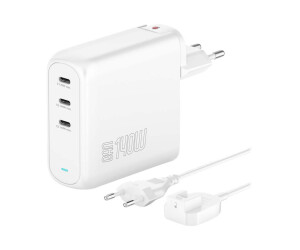 4Smarts charger GAN Flex Pro 140W 3 USB-C white