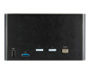StarTech.com 2 Port Quad Monitor DisplayPort KVM Switch - 4K 60 Hz UHDR - DP 1.2 KVM Switch mit USB 3.0 Hub mit 2x USB 3.0(5 Gbit/s) und 4x USB 2.0 HID Anschlüssen, Audio - Hotkey - TAA (SV231QDPU34K)
