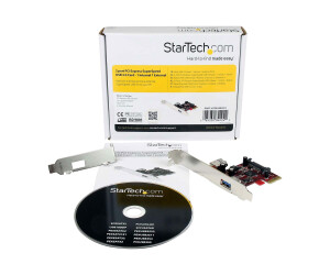 StarTech.com 2 Port USB 3.0 SuperSpeed PCI Express Schnittstellenkarte mit UASP Unterstützung