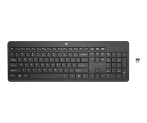 HP 230 - Tastatur - kabellos - 2.4 GHz - Deutsch