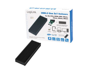 Logilink memory housing - M.2 - M.2 NVME Card - USB 3.2 (Gen 2)
